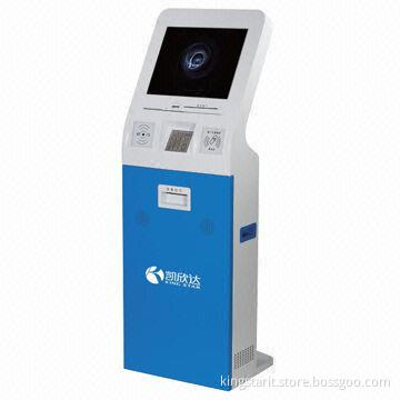 Multi-point Touch Screen Directory Kiosk with Printing and Bank Card Reading Function